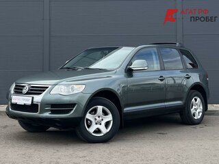 2008 Volkswagen Touareg I Рестайлинг, зелёный, 925000 рублей, вид 1