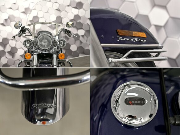 2000 Harley-Davidson Road King, фиолетовый, 699000 рублей - вид 9