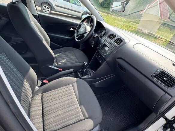 2016 Volkswagen Polo V Рестайлинг, белый - вид 9