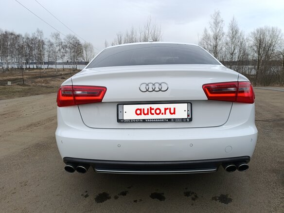 2012 Audi A6 IV (C7), белый, 1595000 рублей - вид 7