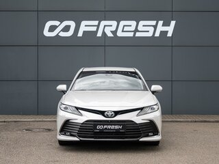 2021 Toyota Camry VIII (XV70) Рестайлинг, белый, 4400000 рублей, вид 3