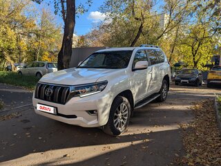 2018 Toyota Land Cruiser Prado 150 Series Рестайлинг 2, белый, 5400000 рублей, вид 1