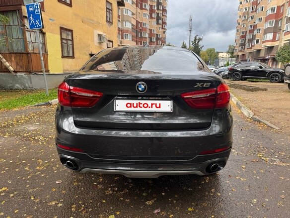 2016 BMW X6 30d II (F16), серый, 2600000 рублей - вид 4