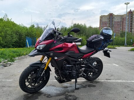 2015 Yamaha MT-09 Tracer (FJ-09), красный, 770000 рублей, вид 5