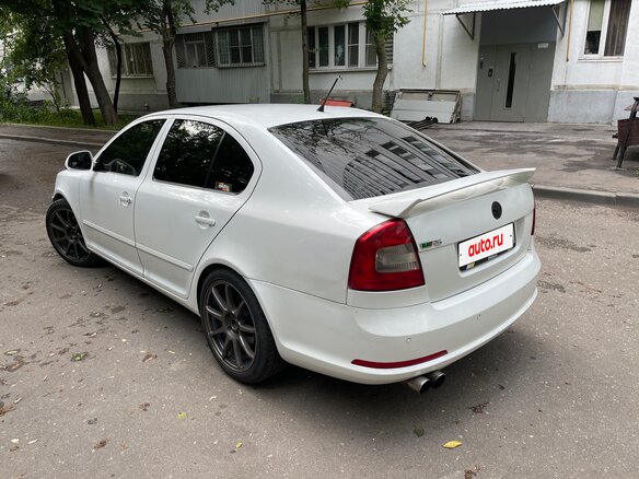 2009 Skoda Octavia RS II Рестайлинг, белый - вид 6