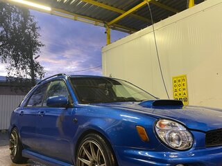 2001 Subaru Impreza WRX II, синий, 750000 рублей, вид 2