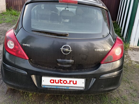 2007 Opel Corsa D, чёрный, 270000 рублей - вид 2
