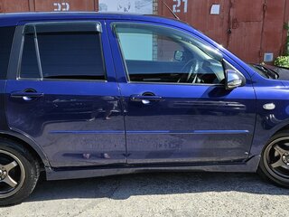 2006 Mazda Demio II (DY) Рестайлинг, синий, 305000 рублей, вид 4
