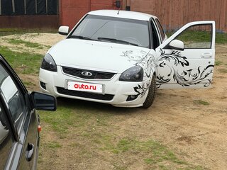 2013 Lada (ВАЗ) Priora I Рестайлинг, белый, 520000 рублей, вид 2