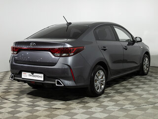 2021 Kia Rio IV Рестайлинг, серый, 1199585 рублей, вид 5