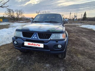 2006 Mitsubishi Pajero Sport I Рестайлинг, синий, 950000 рублей, вид 2
