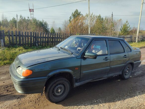 2008 Lada (ВАЗ) 2115, зелёный, 120000 рублей - вид 1