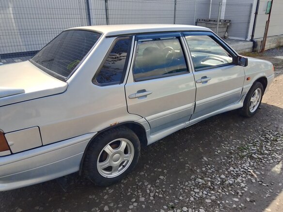 2007 Lada (ВАЗ) 2115, серебристый, 190000 рублей - вид 3