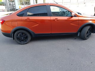 2018 Lada (ВАЗ) Vesta I, оранжевый, 730000 рублей, вид 3