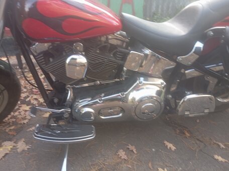 2006 Harley-Davidson Fat Boy, красный, 710000 рублей, вид 2