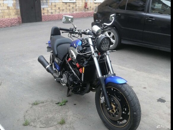 1992 Yamaha V-Max 1200, синий, 420000 рублей - вид 2