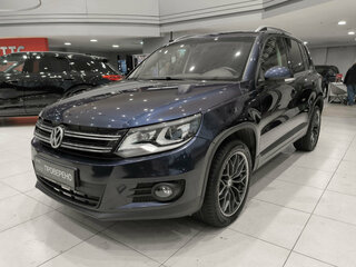 2016 Volkswagen Tiguan I Рестайлинг, синий, 1749000 рублей, вид 1