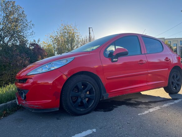 2007 Peugeot 207 I, красный, 270000 рублей - вид 8