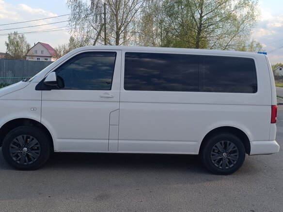2014 Volkswagen Multivan T5 Рестайлинг, белый, 2900000 рублей - вид 6