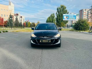 2014 Hyundai Solaris I, чёрный, 979000 рублей, вид 3