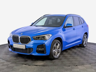 2021 BMW X1 20i xDrive II (F48) Рестайлинг, синий, 3550000 рублей, вид 1
