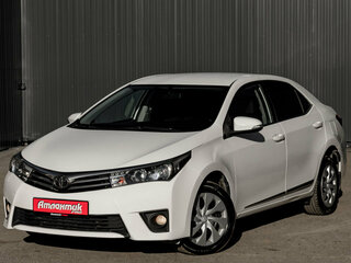 2013 Toyota Corolla XI (E160, E170, E180), белый, 1380000 рублей, вид 1