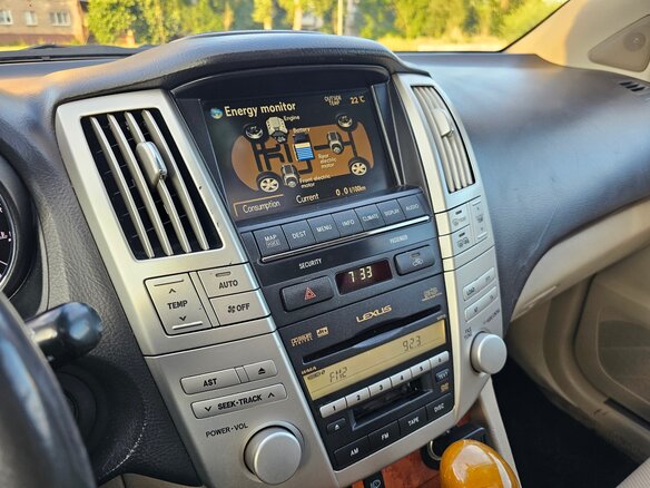 2007 Lexus RX 400h II Рестайлинг, бежевый, 1230000 рублей - вид 18