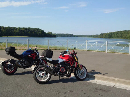 2014 Ducati Monster 1200, красный, 900000 рублей, вид 4