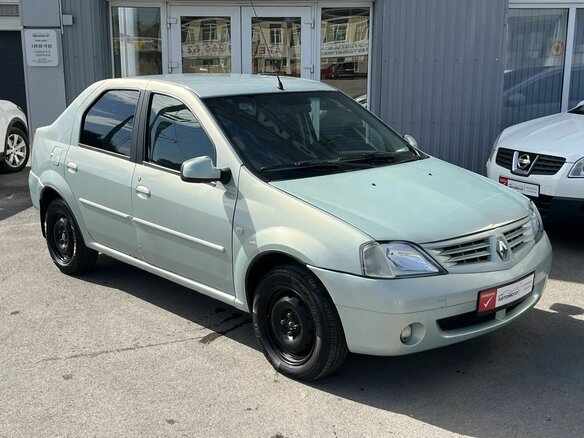 2007 Renault Logan I, серый, 384000 рублей - вид 5