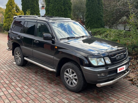 2003 Lexus LX 470 II Рестайлинг, чёрный - вид 7