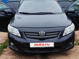 2010 Toyota Corolla X (E140, E150), чёрный, 595000 рублей, вид 1