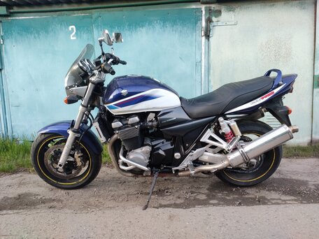 2006 Suzuki GSX 1400, синий, 370000 рублей, вид 2