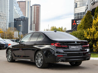 2019 BMW 5 серии 530d xDrive VII (G30/G31/G38), чёрный, 4498000 рублей, вид 5