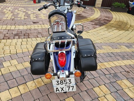 2013 Kawasaki VN900 Vulcan, синий, 560000 рублей, вид 4