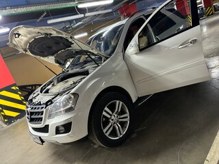 2008 Mercedes-Benz M-Класс 350 II (W164) Рестайлинг, белый, 1150000 рублей, вид 1