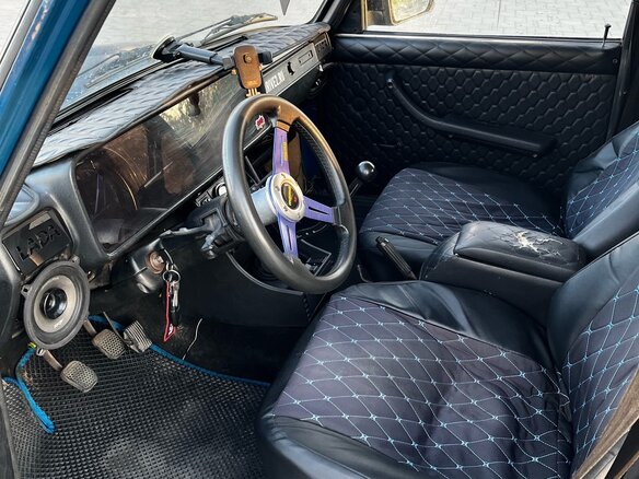 2002 Lada (ВАЗ) 2107, синий, 120000 рублей - вид 10