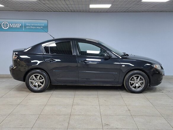 2008 Mazda 3 I (BK) Рестайлинг, чёрный - вид 3