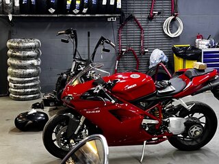 2008 Ducati 848, красный, 650000 рублей, вид 3