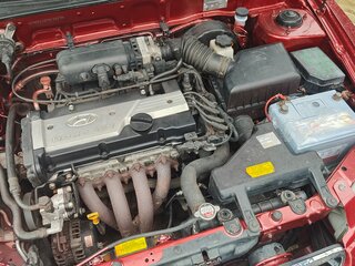 2007 Hyundai Accent ТагАЗ II, красный, 450000 рублей, вид 4