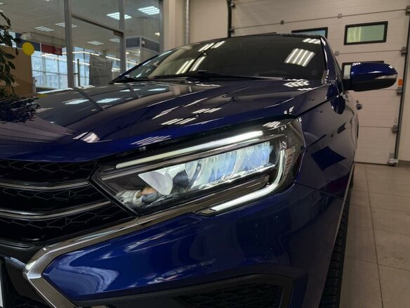 2026 Lada (ВАЗ) Vesta I Рестайлинг (NG), синий, 1875000 рублей - вид 12