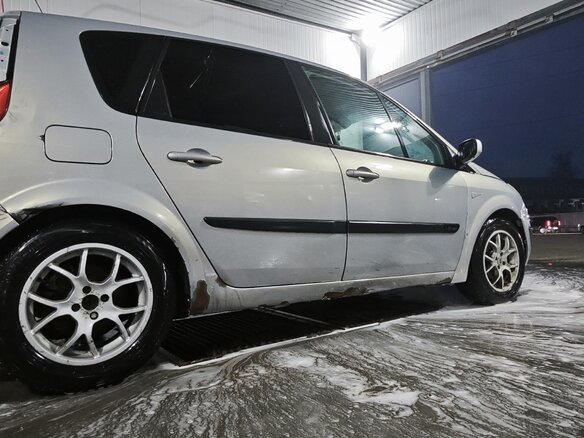 2005 Renault Scenic II, серый, 150000 рублей - вид 4