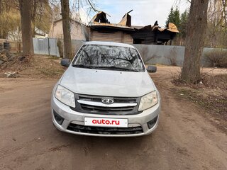 2015 Lada (ВАЗ) Granta I, серебристый, 380000 рублей, вид 2