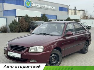 2007 Hyundai Accent ТагАЗ II, красный, 359000 рублей, вид 1