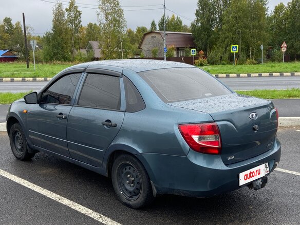 2014 Lada (ВАЗ) Granta I, серый, 394999 рублей - вид 5