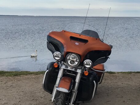 2016 Harley-Davidson Ultra Limited, оранжевый, 1588000 рублей, вид 2