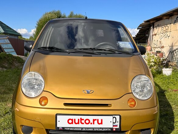 2003 Daewoo Matiz I Рестайлинг, жёлтый, 145800 рублей - вид 3