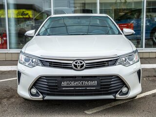 2016 Toyota Camry VII (XV50) Рестайлинг, белый, 2098000 рублей, вид 2