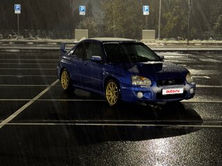 2004 Subaru Impreza WRX II Рестайлинг 1, синий, 1050000 рублей, вид 3