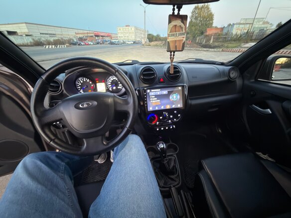 2015 Lada (ВАЗ) Granta I, коричневый, 525000 рублей - вид 8