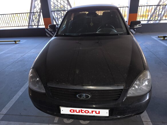 2008 Lada (ВАЗ) Priora I, чёрный, 145000 рублей